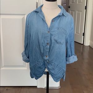 Blue jean shirt